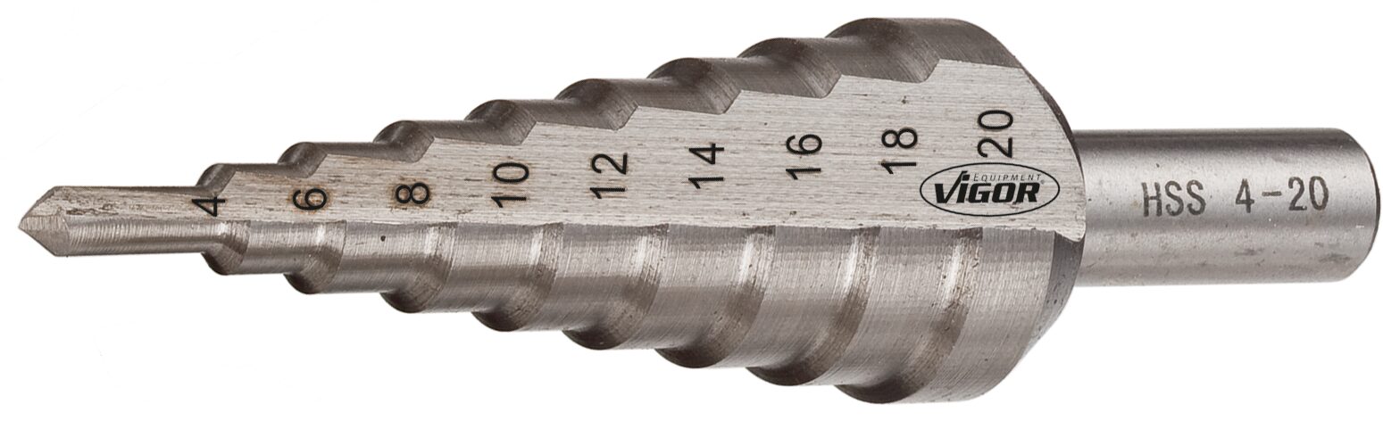 VIGOR HSS-Stufenbohrer, 4mm