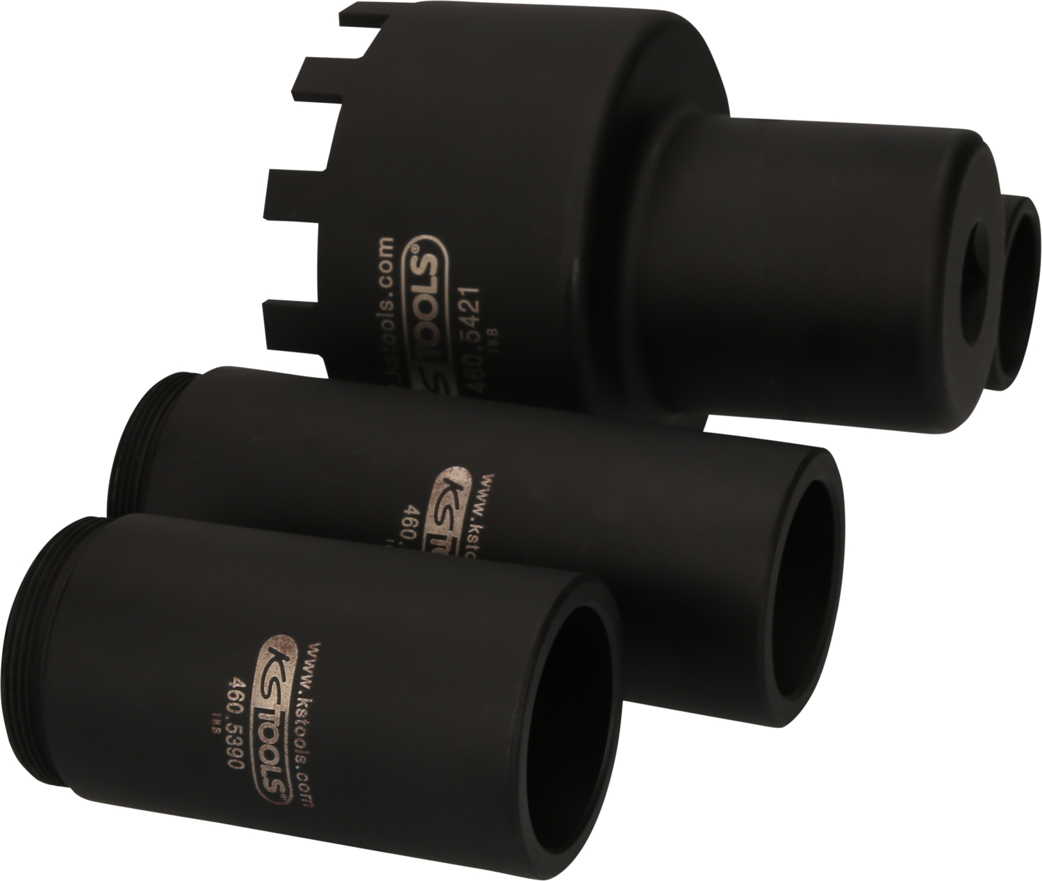 KS Tools Nutmuttern-Schlüssel-Satz mit 3 Führungsrohren für Mercedes, Ø 105,5 mm , 4-tlg