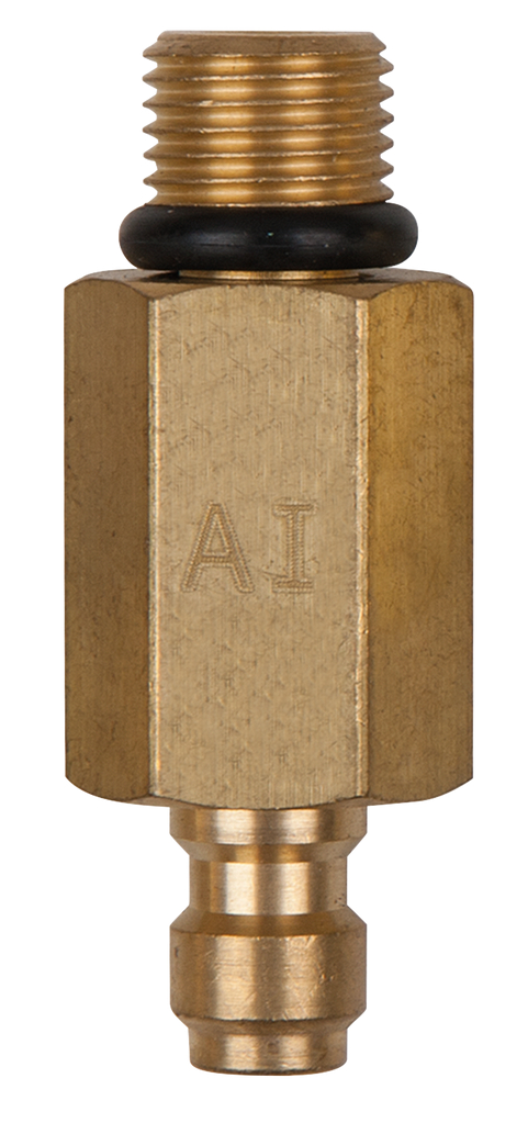 KS Tools Adapterstück M10x1,0 Außengewinde und 1/4" Schlauchanschluss mit Dichtring