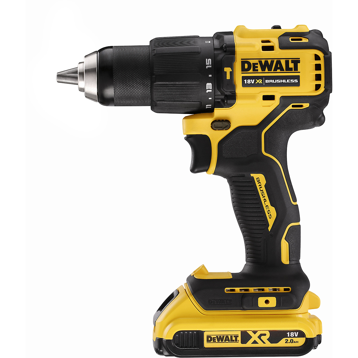 DEWALT 2-Gang-Akku-Schlagbohrschrauber 18V + 2 Akku + Schnellladegerät