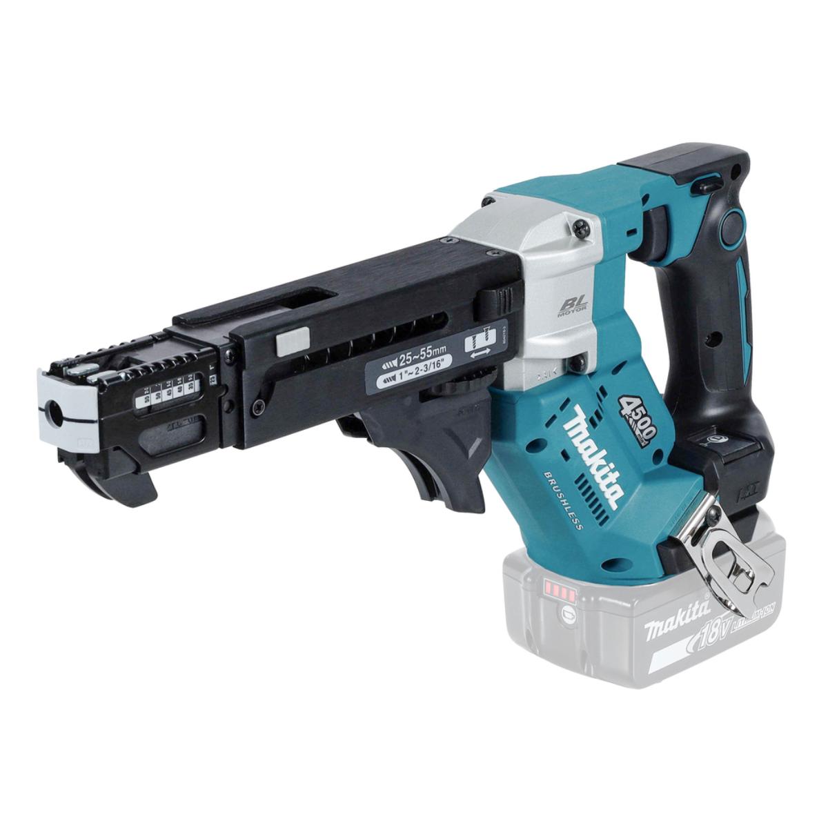 Makita Akku-Magazinschrauber 18V - 25-55 mm - 0-4.500 U/min - DFR552Z