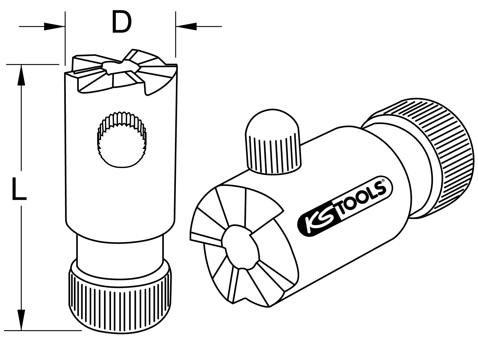 KS Tools Injektor-Dichtflächen-Reiniger