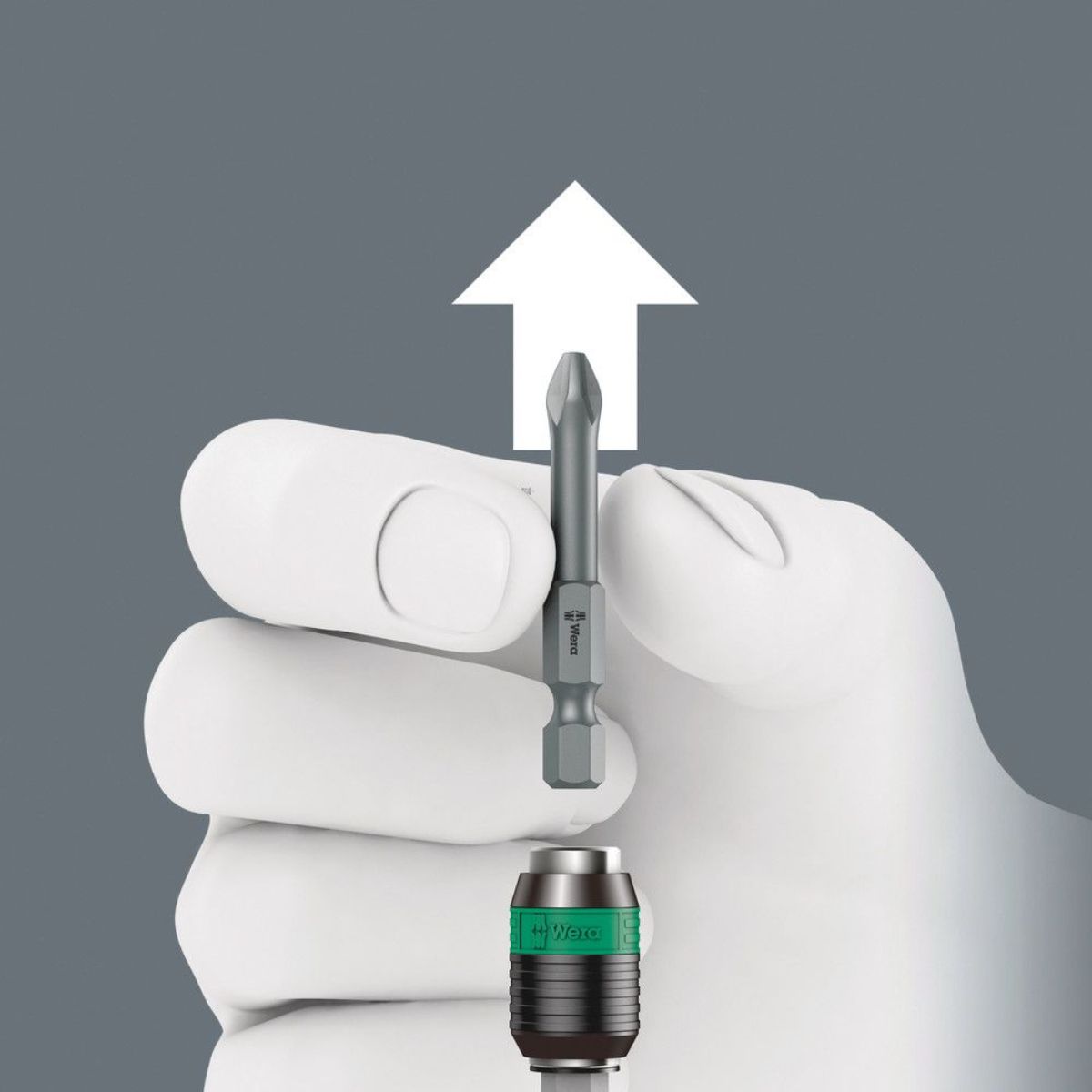 Wera Serie 7400 Kraftform Drehmomentschraubendreher + Rapidaptor Schnellwechselfutter, Heftgröße 105