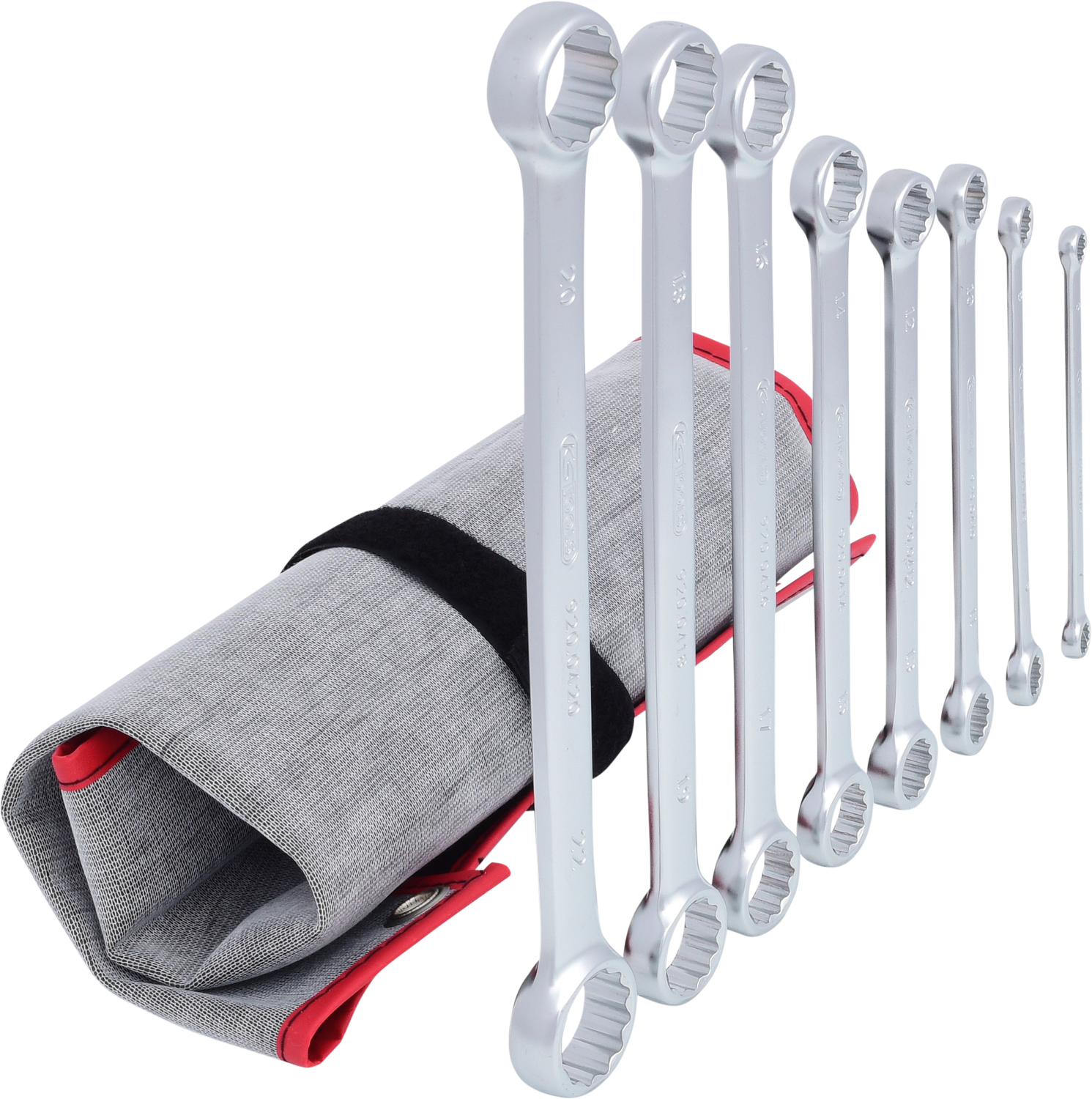 KS Tools ULTIMATEplus Doppel-Ringschlüssel-Satz, gerade, 8-tlg