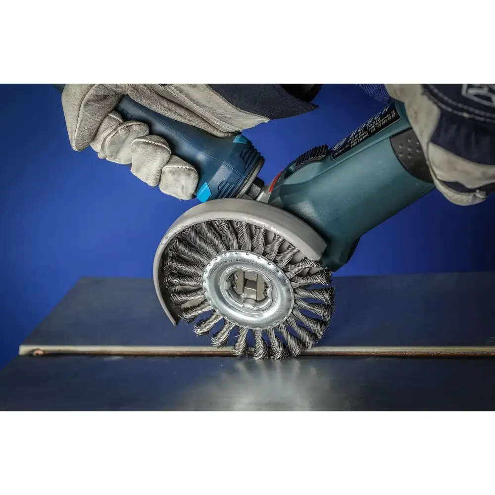 PFERD TOOLS Rundbürste gezopft RBG X-LOCK Edelstahl-Draht