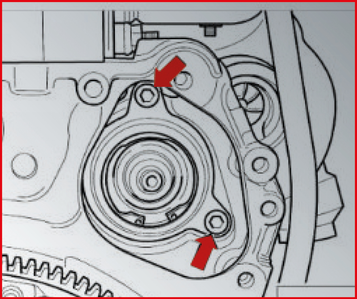 KS Tools VW Wasserpumpen-Demontage-Werkzeugsatz, 3-tlg