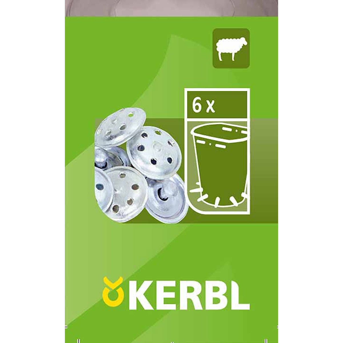 Kerbl Ersatzventil für Eimer 271, 272 6er Pack
