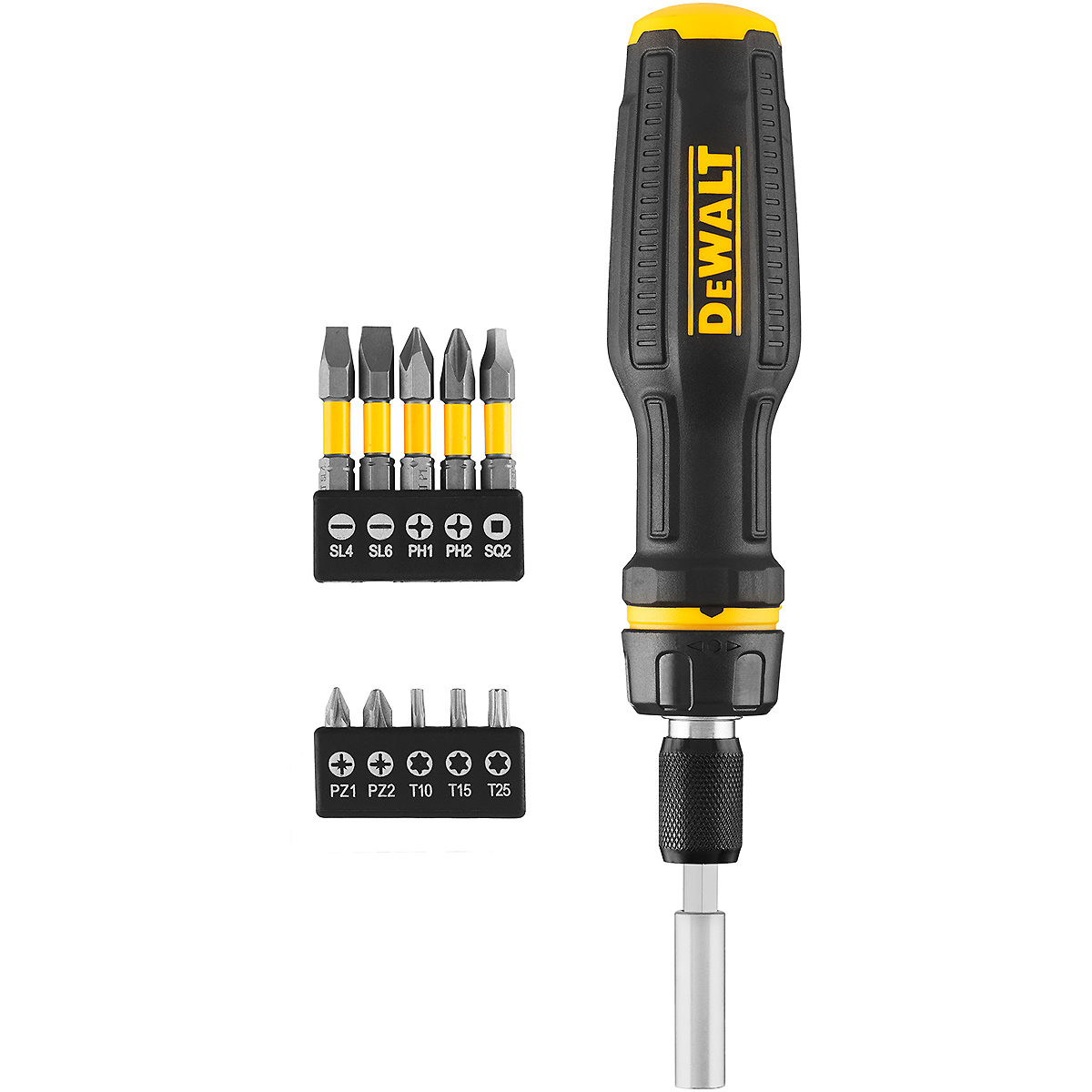 DEWALT Bit-Schraubendreher mit Ratsche Set 10-tlg.
