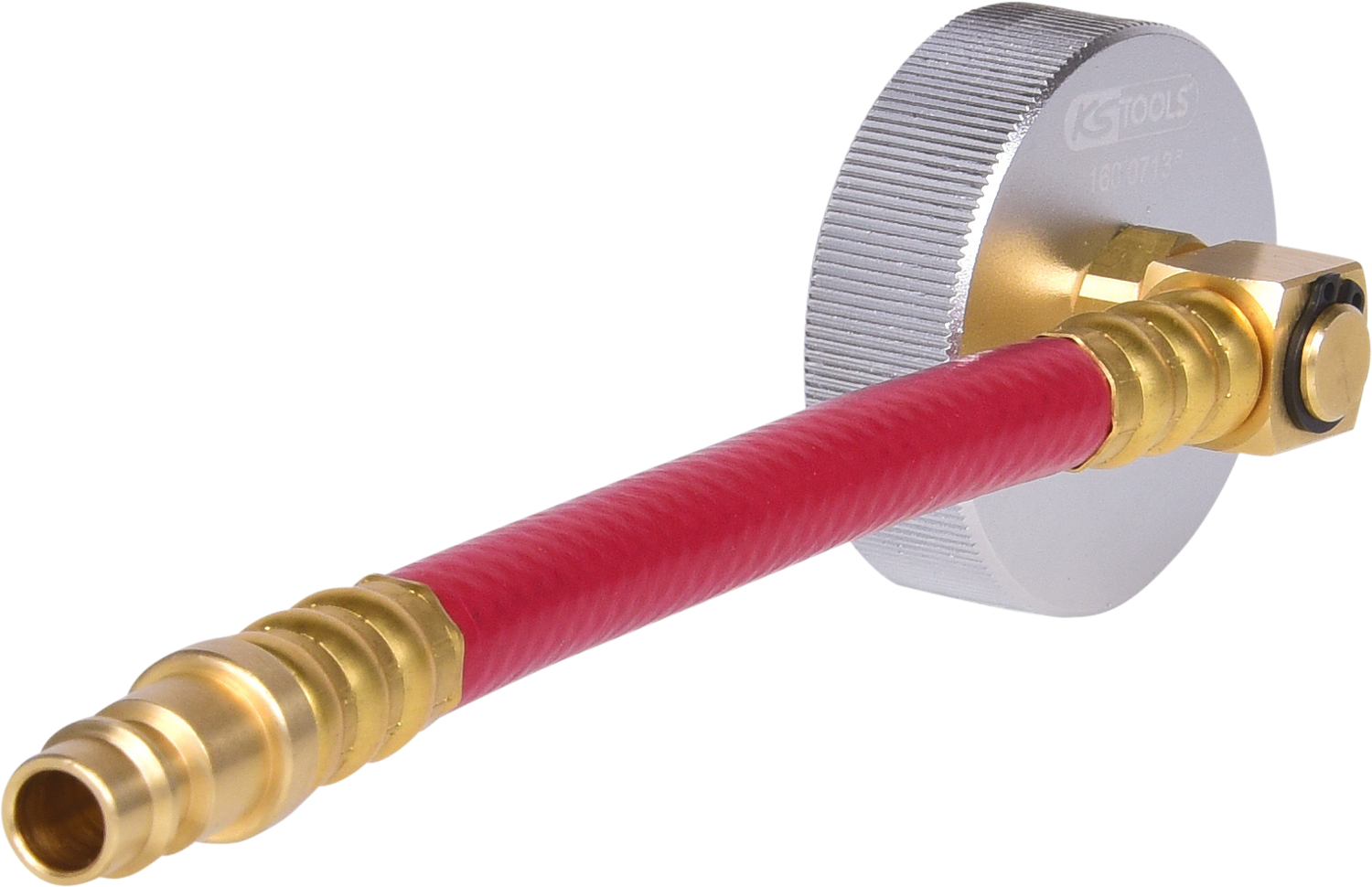 KS Tools Entlüfterstutzen-Adapter E 20 mit beweglichem Anschlussschlauch zur Bremsentlüftung