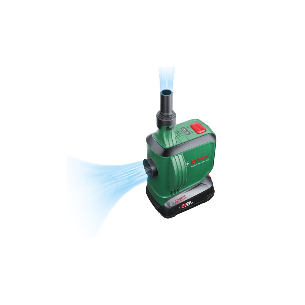 Bosch Akku-Volumenpumpe EasyInflate 18V-500, Ladegerät AL 18V-20