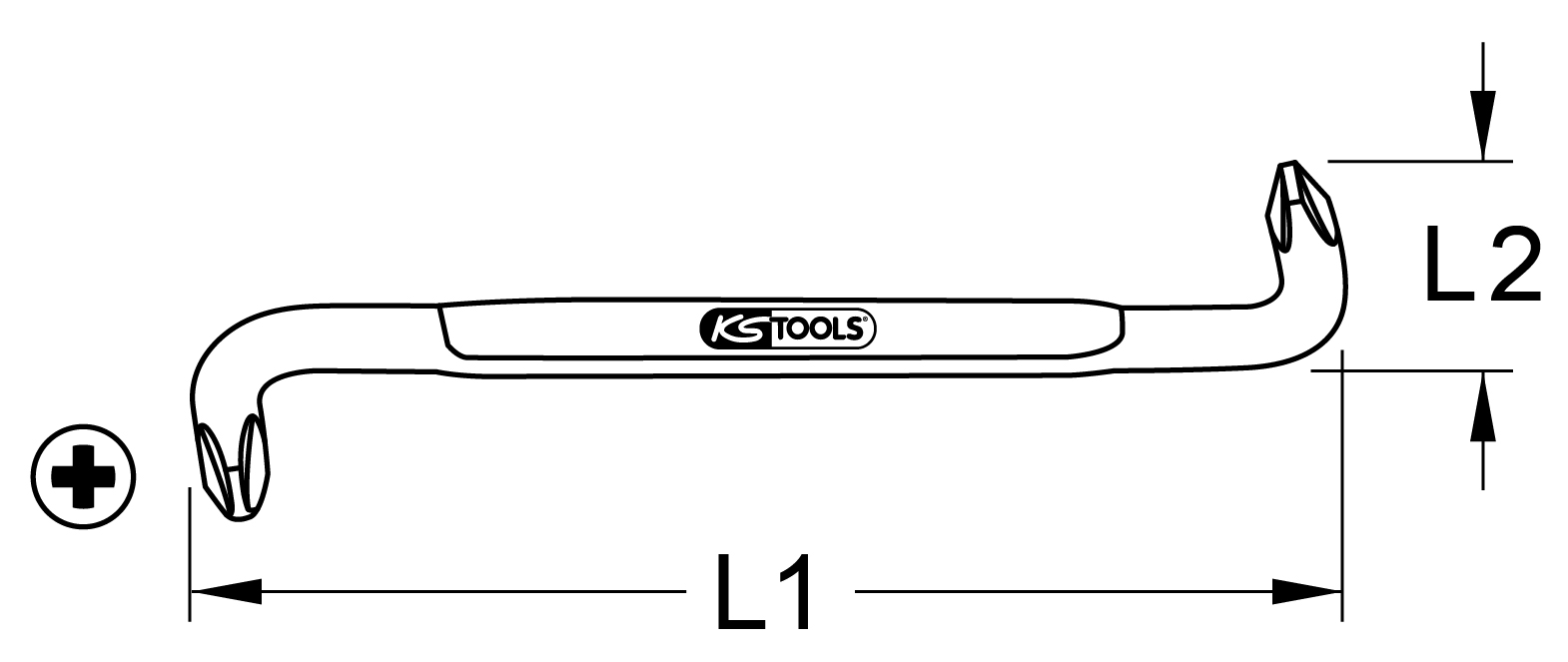 KS Tools Winkelschraubendreher