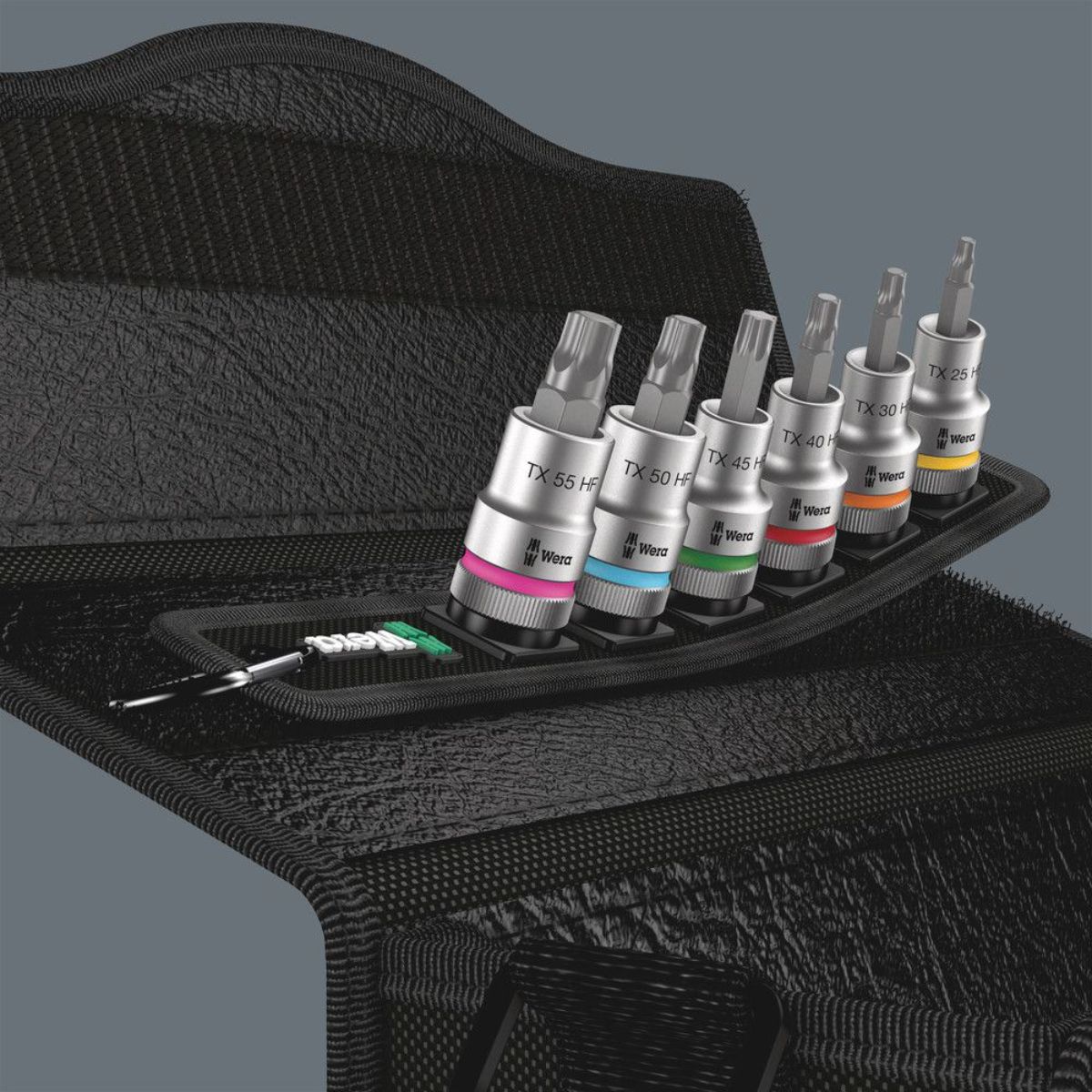 Wera Belt C 3 TORX HF Zyklop Bitnuss-Satz TORX, mit Haltefunktion, 1/2"-Antrieb, 6-teilig