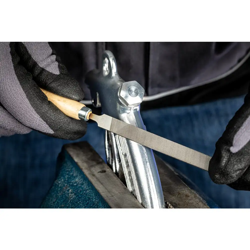 PFERD TOOLS Schlüsselfeilen-Set mit Holzheft 6-tlg. Hieb 2 für filigrane Feilarbeiten