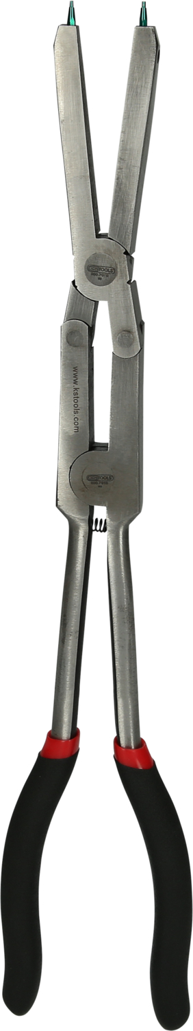 KS Tools Doppelgelenk-Sicherungszange für Außensicherungsringe, 345 mm