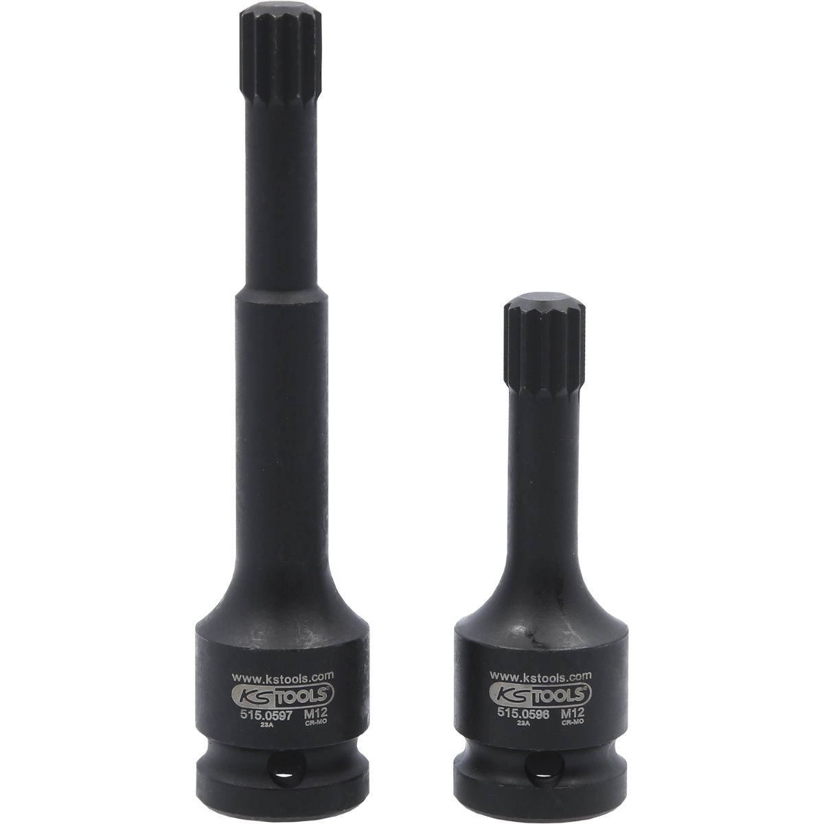 KS Tools 1/2 Zoll Spezial-Kraft-Bit-Stecknuss-Satz Vielzahn, 2-tlg