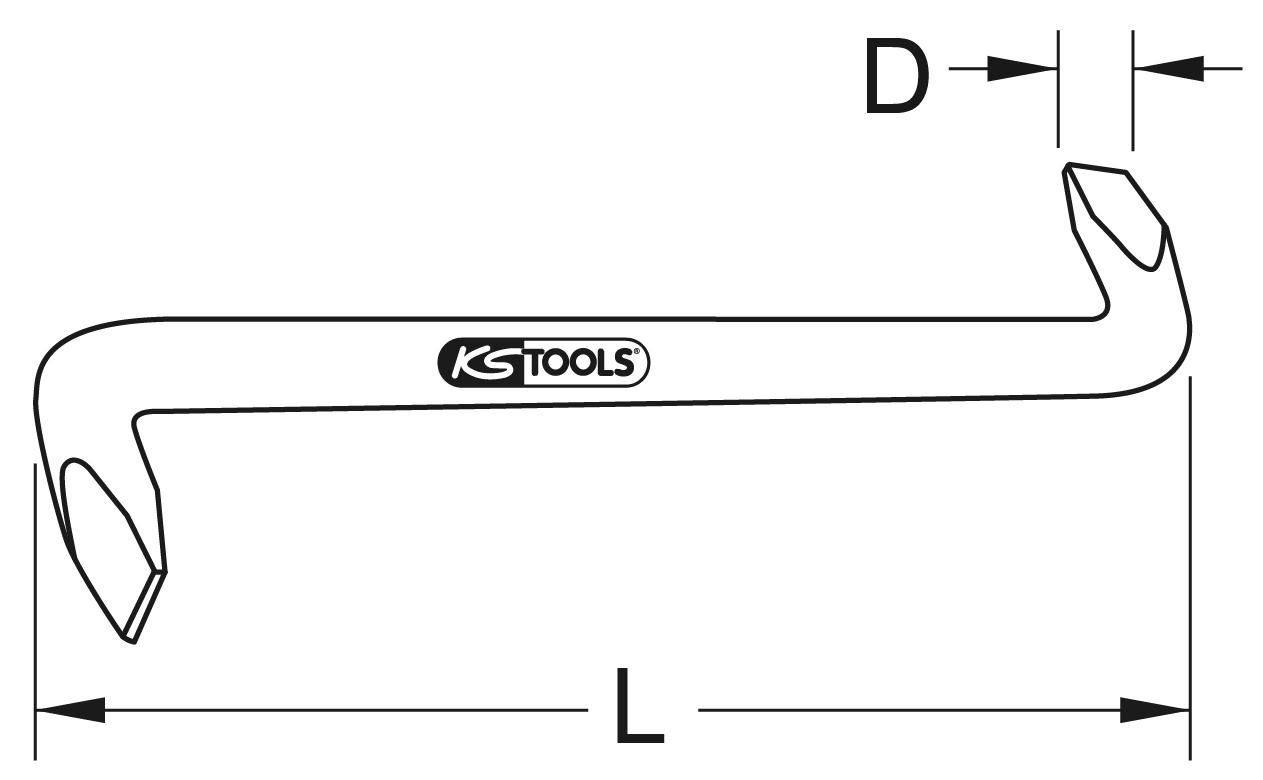 KS Tools BRONZEplus Winkelschraubendreher Schlitz