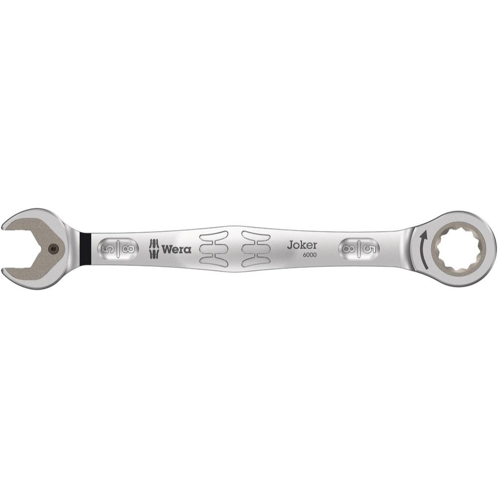 Wera 9632 Magnetleiste 6000 Joker Imperial 1 Maul-Ringratschenschlüssel-Satz
