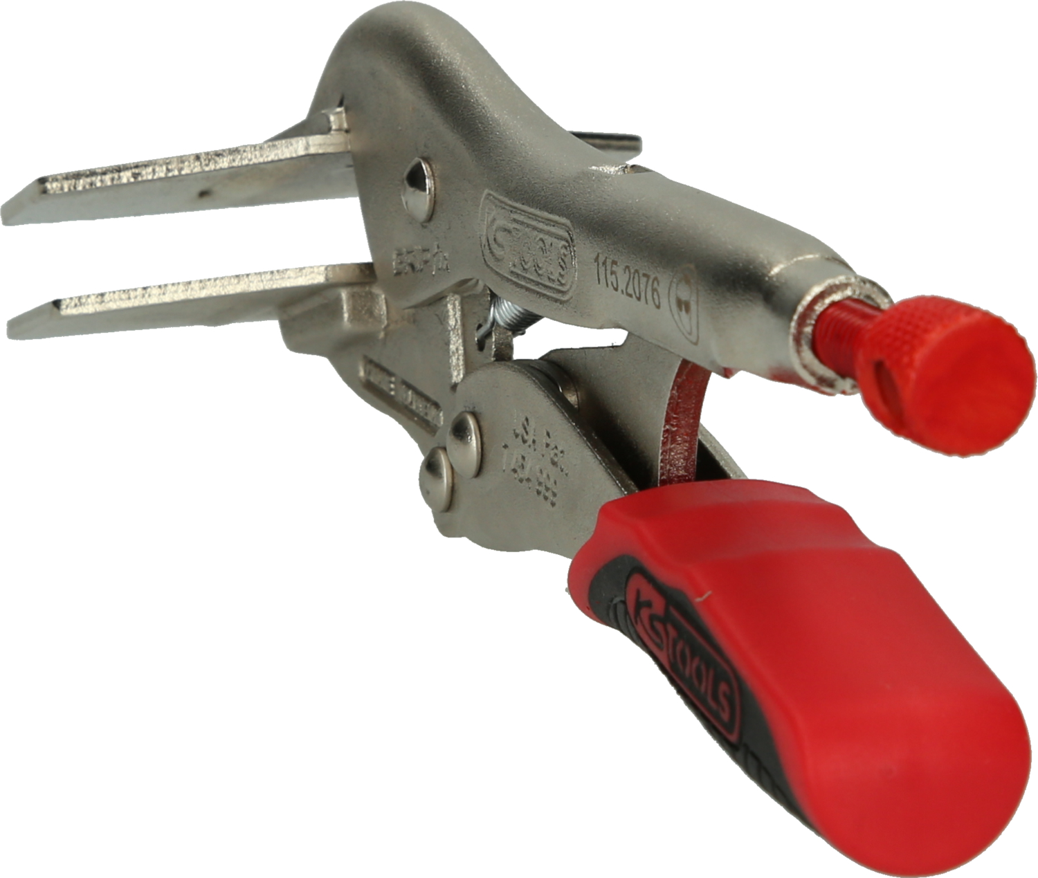 KS Tools Breitmaul-Flachbacken-Gripzange mit Easy-Release