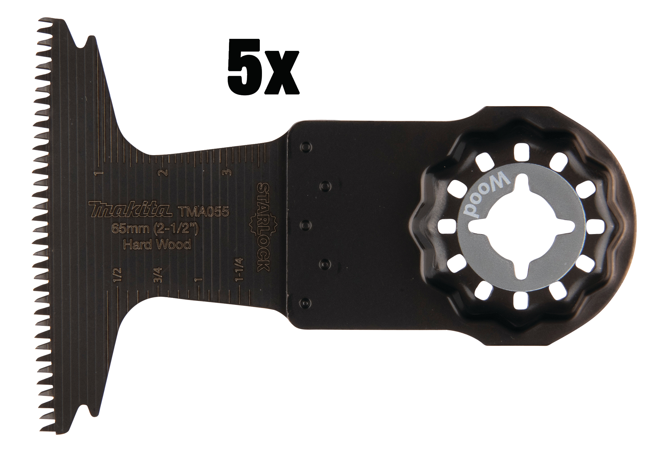 Makita Tauchsägeblatt BiM, TMA055 - 65x40 mm - 1,8 mm für Holz, 5 Stück