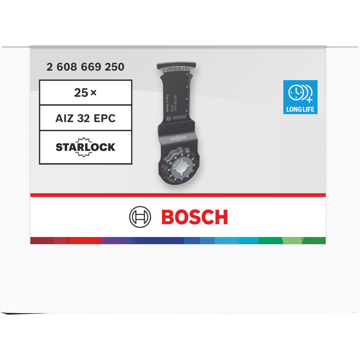 Bosch AIZ 32 EPC Holz Tauchsägeblatt, Starlock, 32 x 50 mm,1-Stück