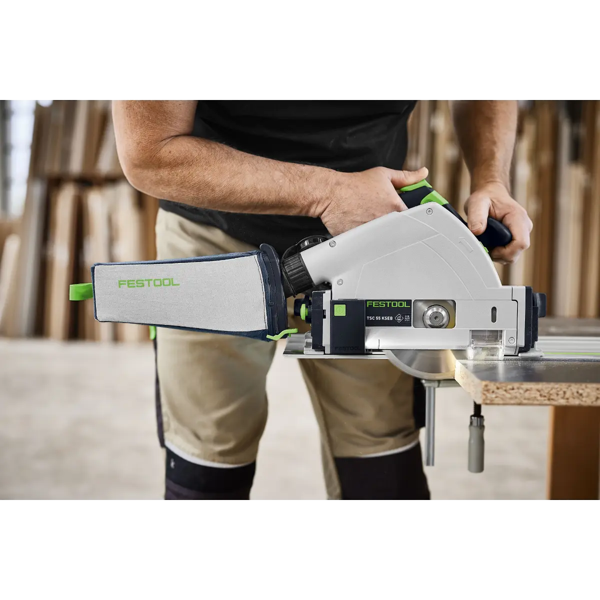 Festool Akku-Tauchsäge TSC 55 KSEB-Basic