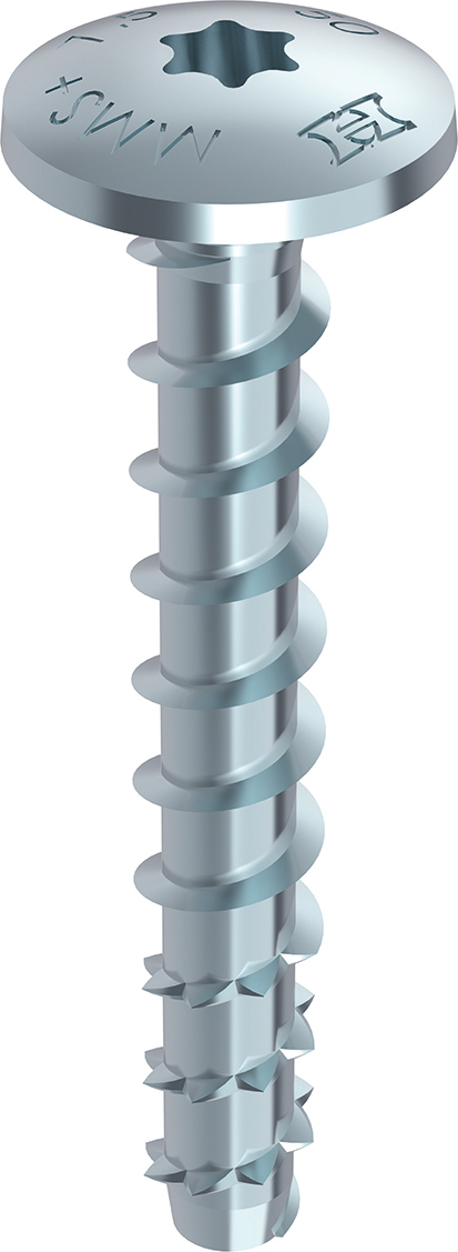 HECO MULTI-MONTI-plus MS 7,5mm Montageschienenanker, T-Drive, A2K