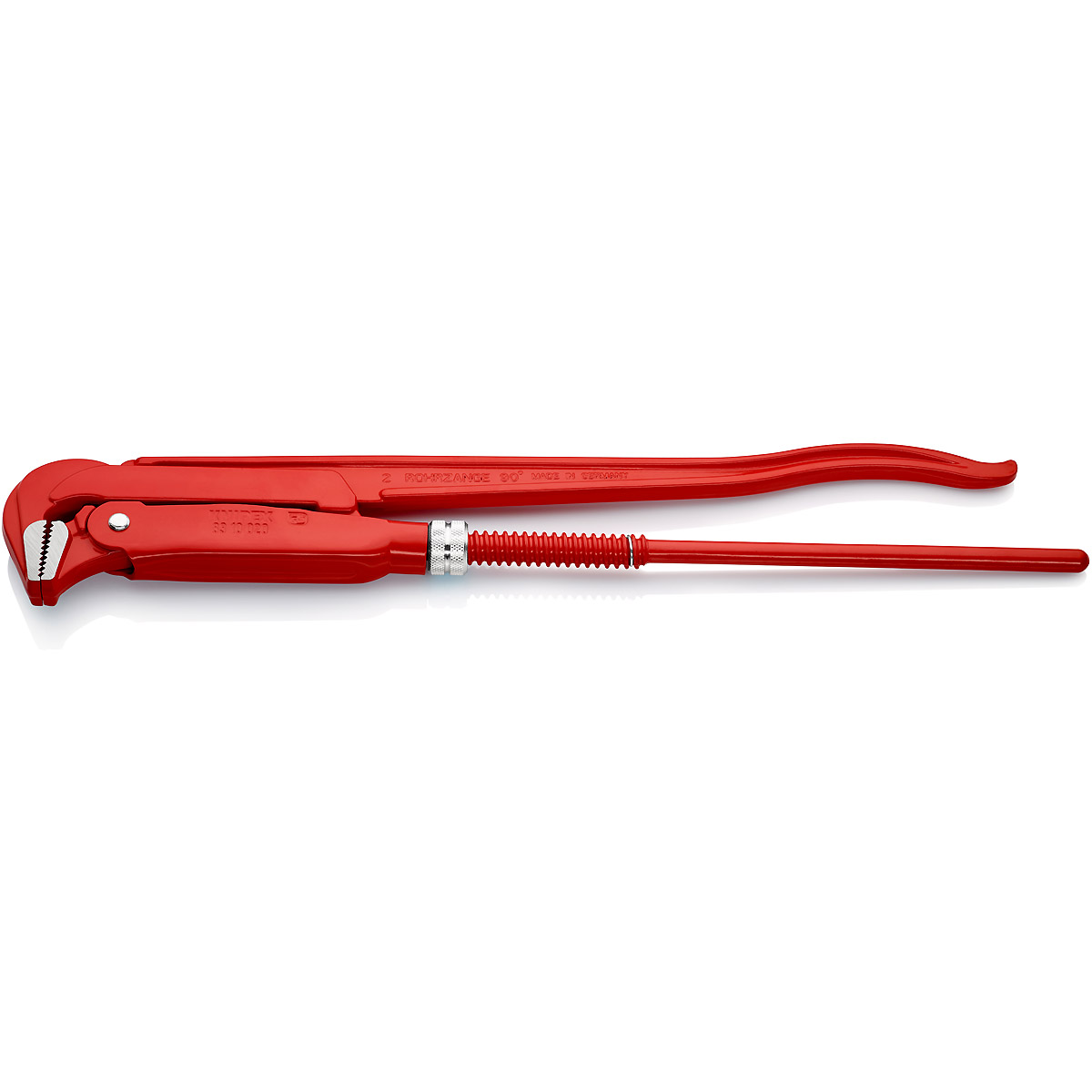 KNIPEX Rohrzange 90° 560 mm rot pulverbeschichtet