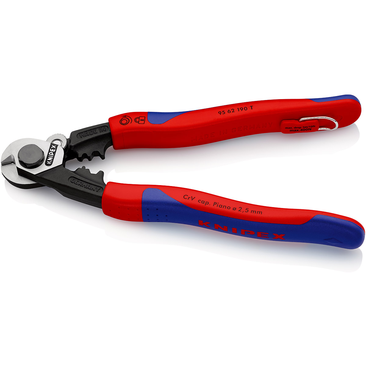 KNIPEX Drahtseilschere mit Befestigungsöse