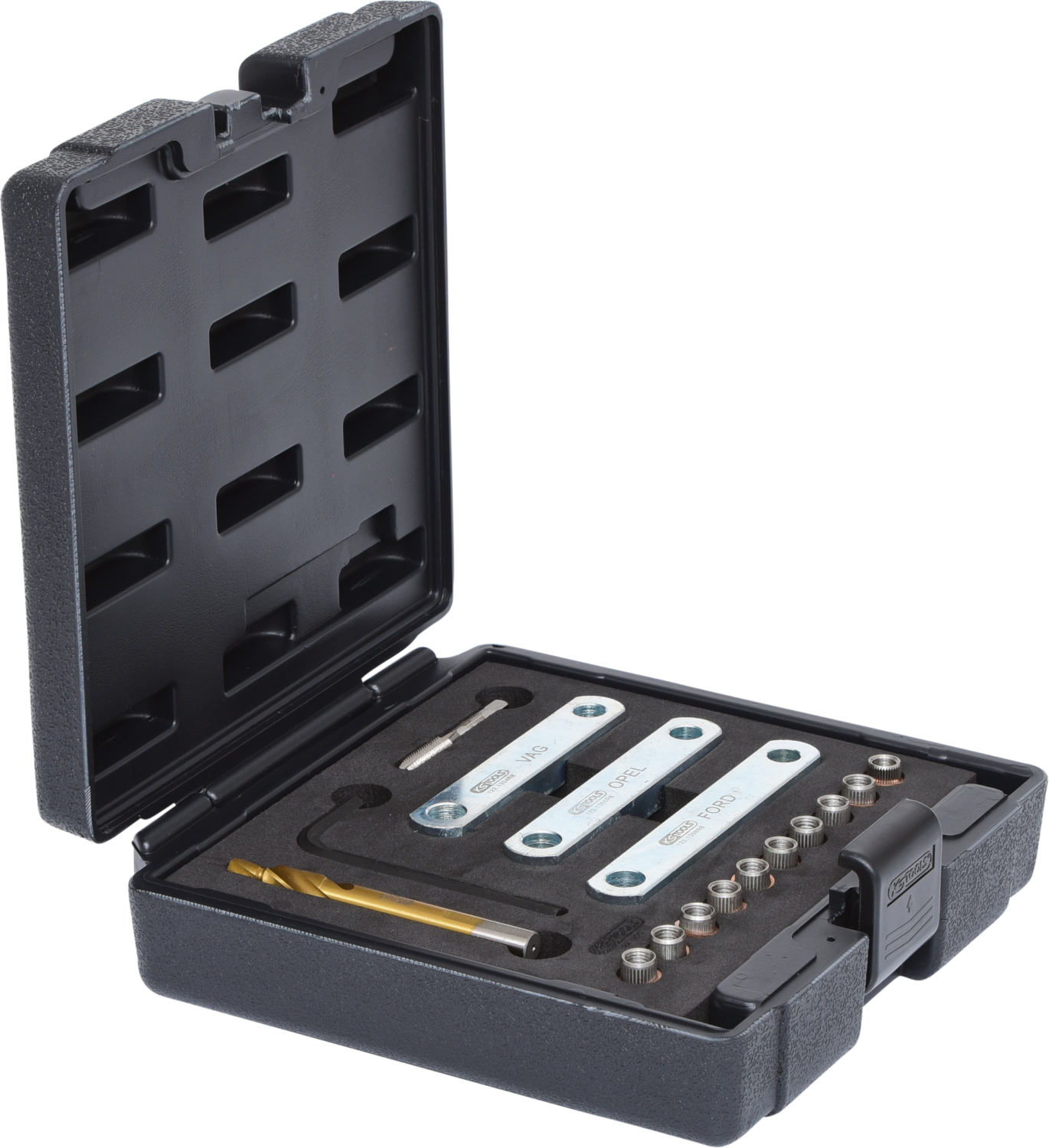 KS Tools Gewinde-Reparatursatz M9 x 1,25, 16-tlg