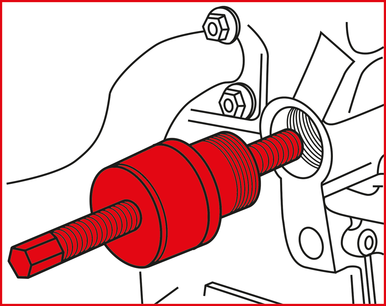 KS Tools Motoreinstell-Werkzeug-Satz für BMW - Mini, 7-tlg
