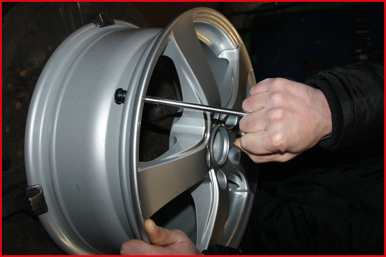 KS Tools Reifenventil-Einzieher, 180mm