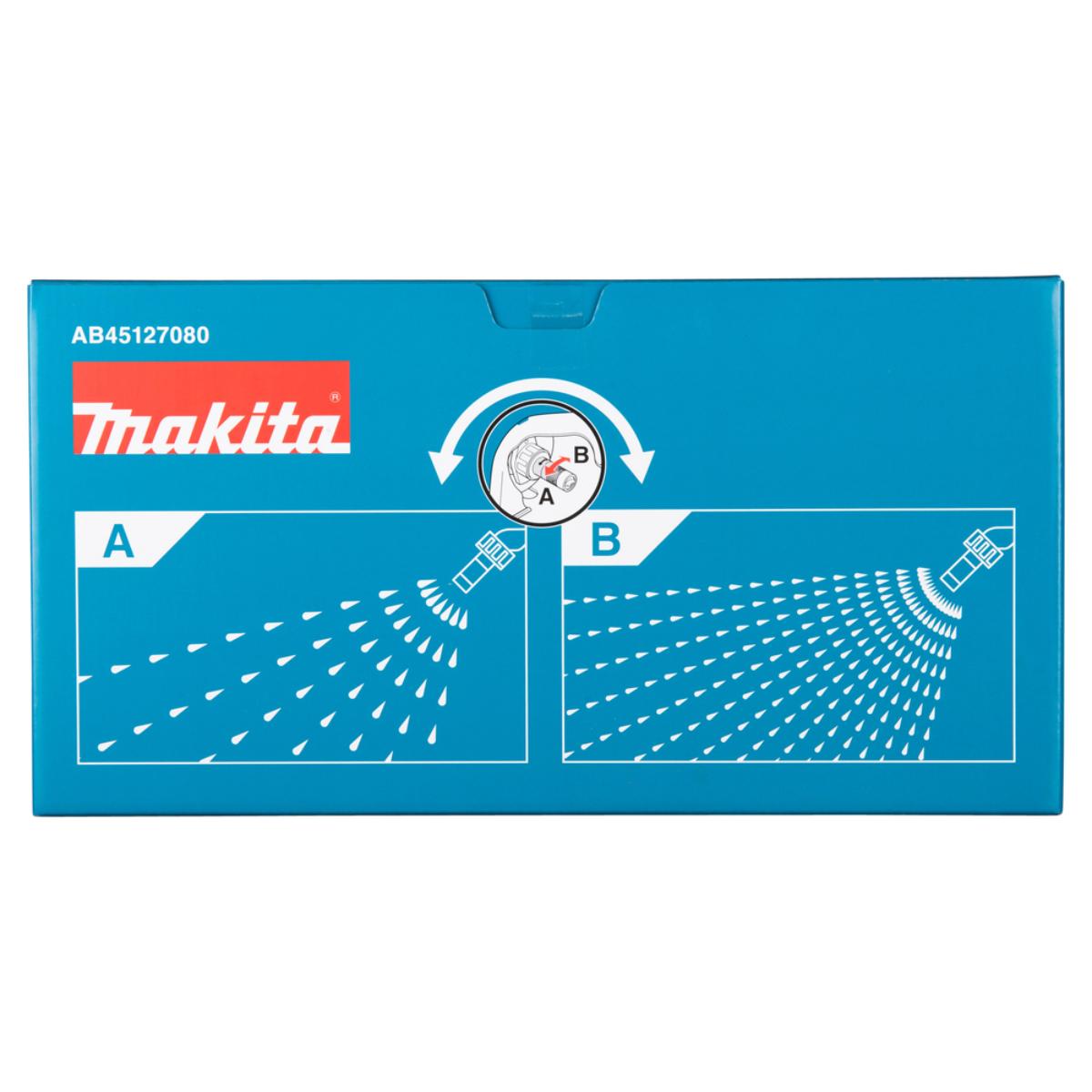 Makita Sprühschirm für Akku-Druckspritzen Windschutz, 2 Einstellungsmöglichkeiten, reduzierte Umweltbelastung