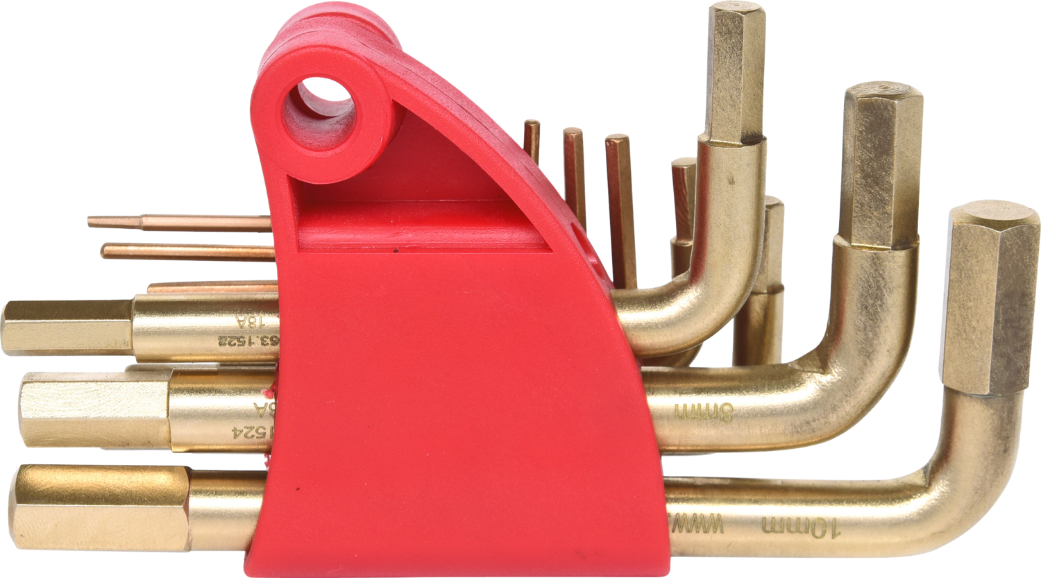 KS Tools BRONZEplus Innensechskant-Winkelstiftschlüssel-Satz 9-tlg 