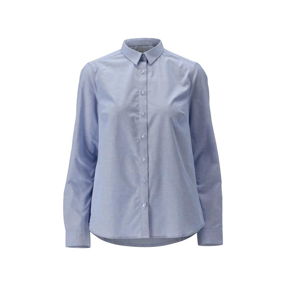 MASCOT Damen Langarmhemd FRONTLINE hellblau