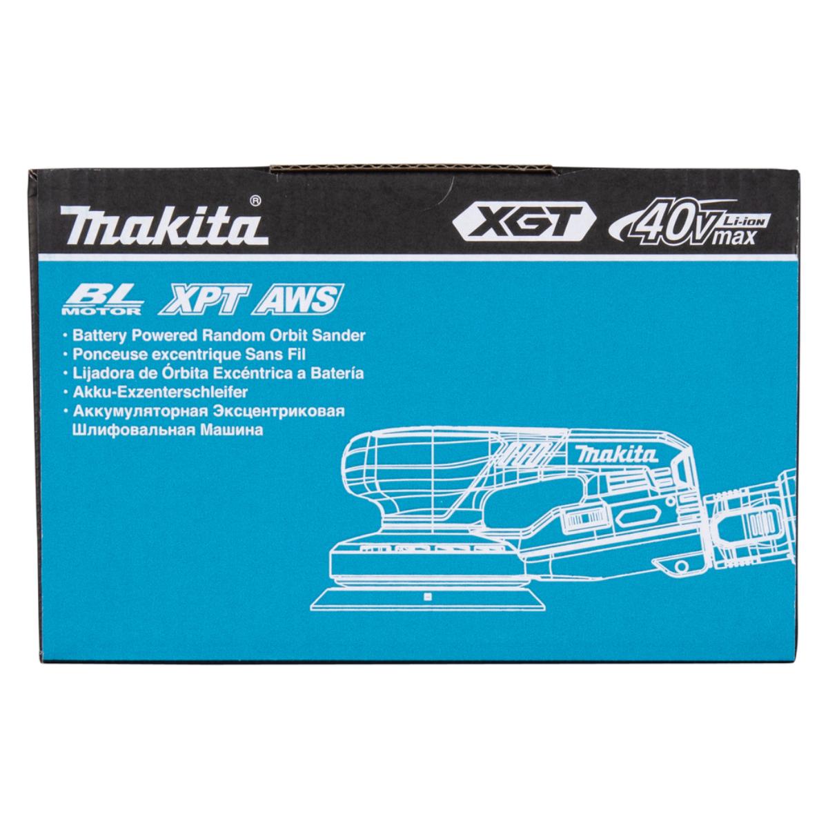 Makita Akku-Exzenterschleifer XGT - Connector - 150 mm Ø - 3,0 mm Hub - 1,6 m Kabel - BO004CGZ