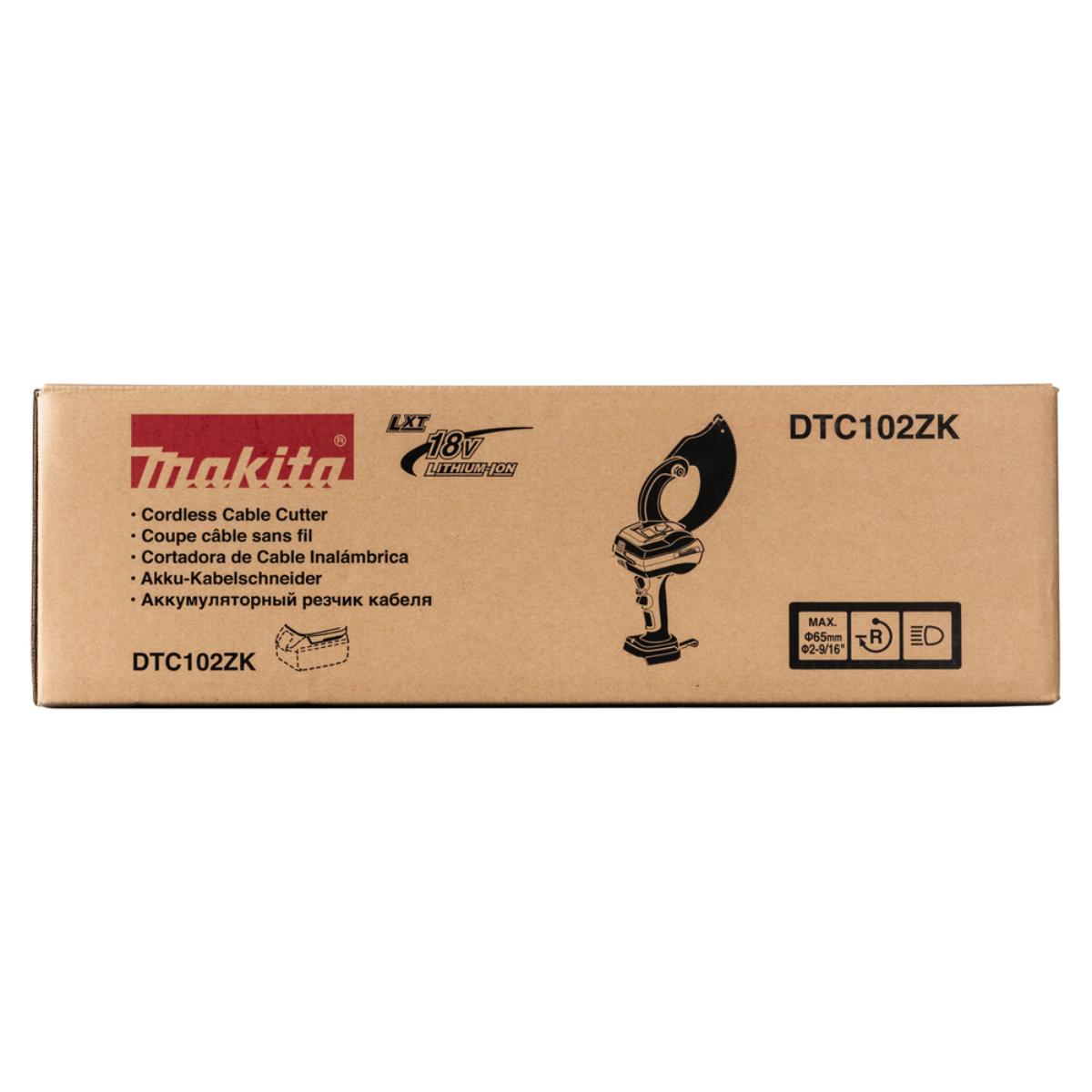 Makita Akku-Kabelschneider 18V - 65 mm - geschlossen - DTC102ZK