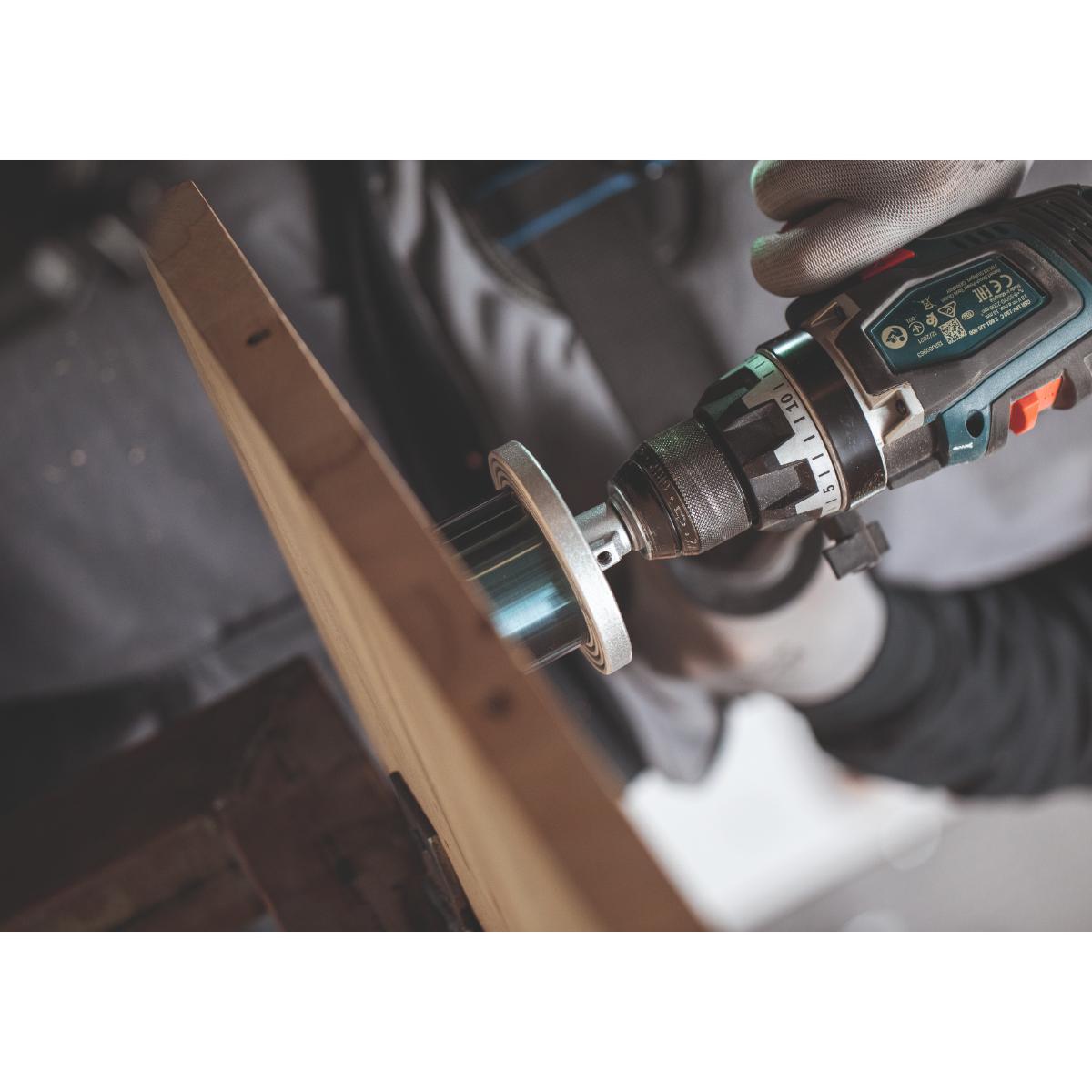 Bosch Wood and Drywall Lochsägen mit Aufsteckhalter, 26/32/39/45/51/58/64 x 44 mm, 7-teiliges Set