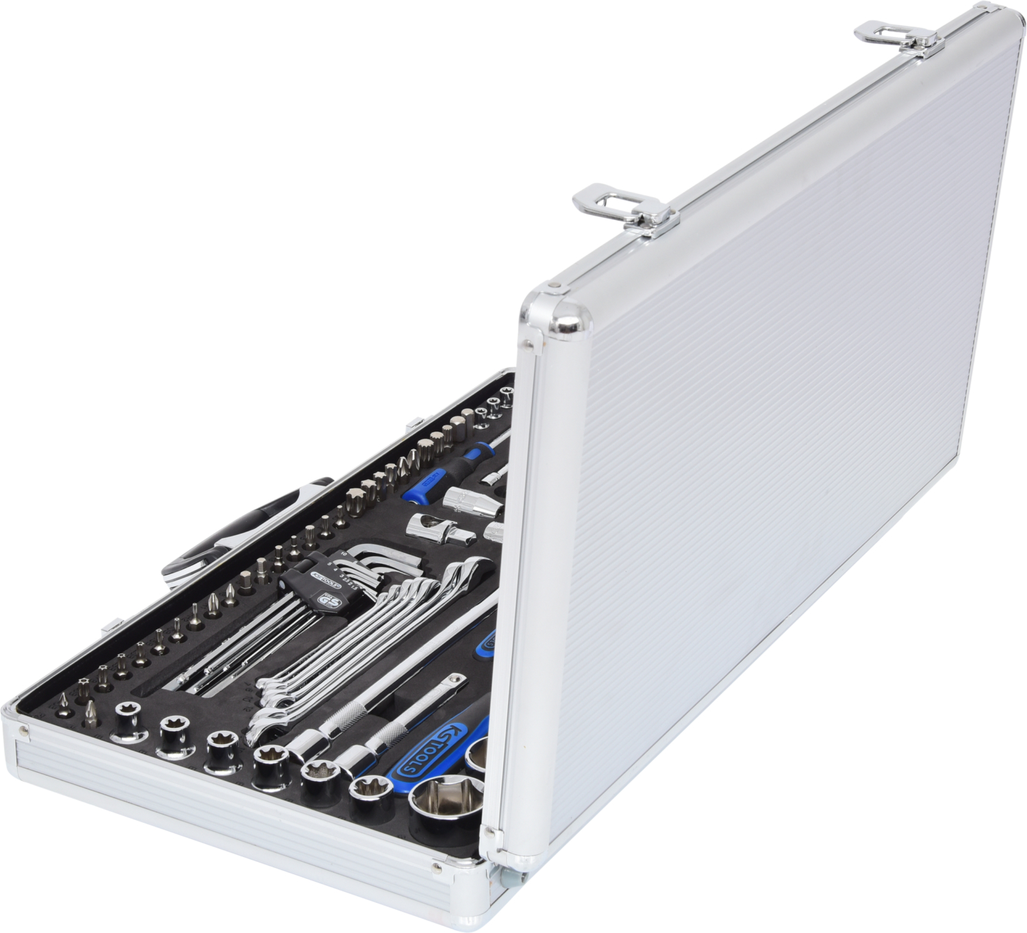 KS Tools 1/4"+1/2" CHROMEplus Steckschlüssel-Satz, 102-tlg