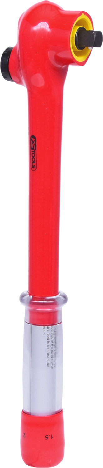 KS Tools 1/2" Drehmomentschlüssel mit Schutzisolierung und Umschalt-Ratschenkopf