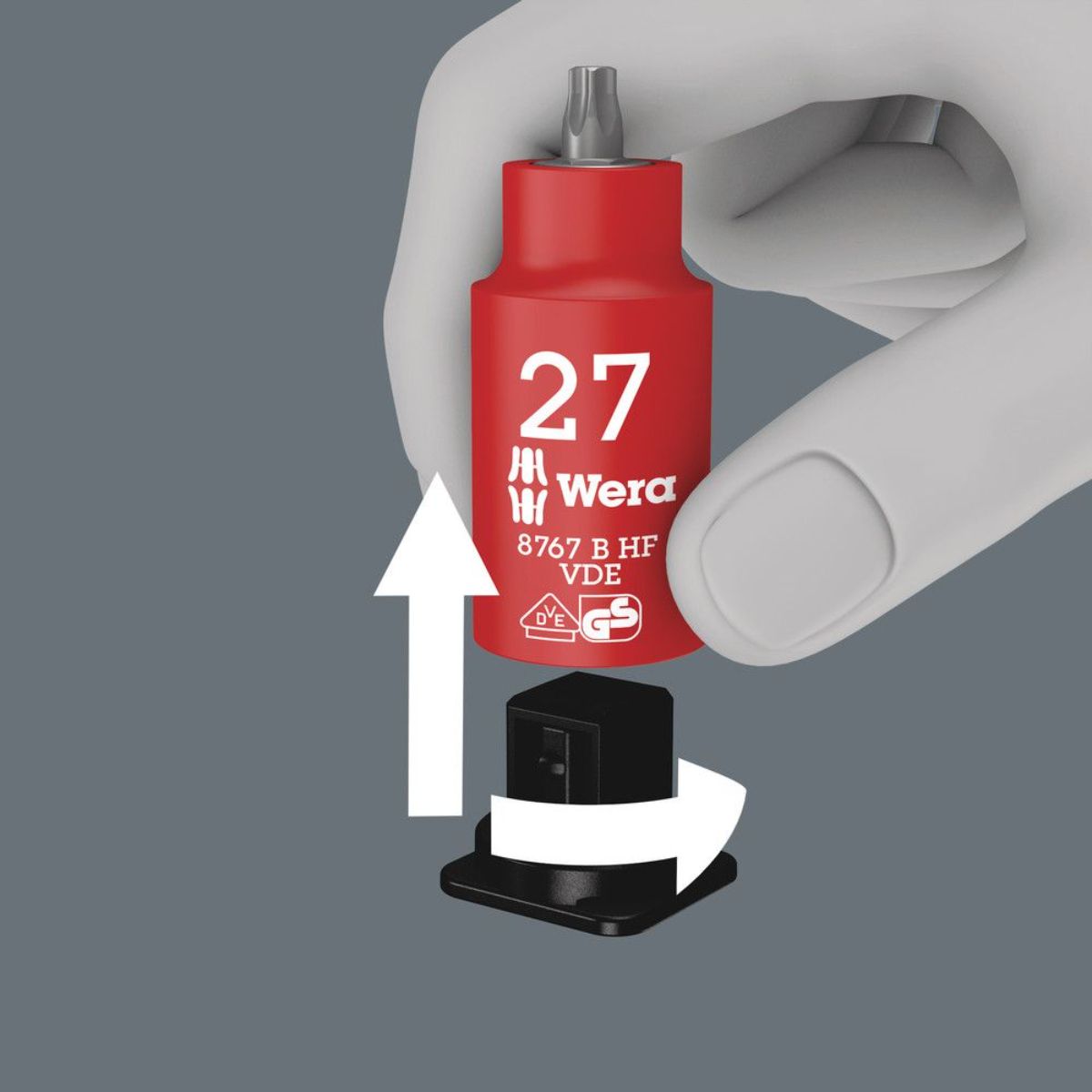 Wera Belt B VDE 1 Zyklop Bitnuss-Satz TORX / Innensechskant, isoliert, 3/8"-Antrieb, 11-tlg