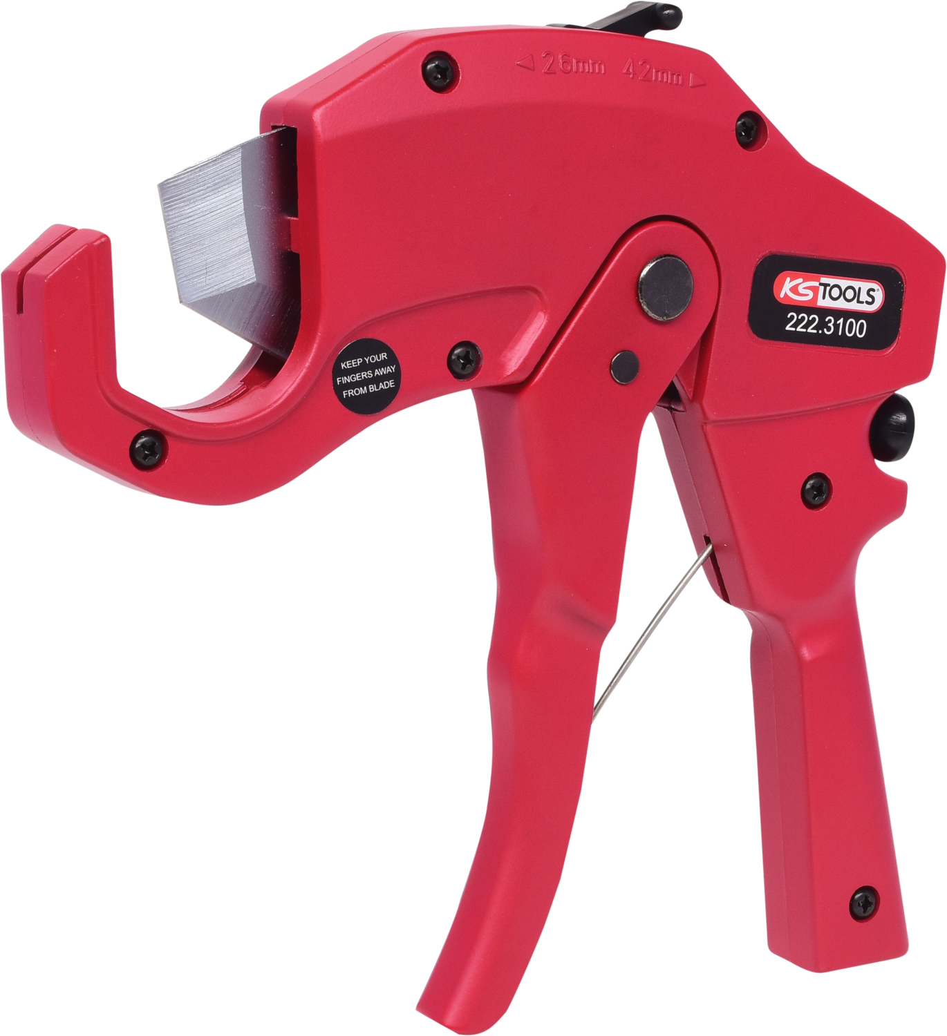 KS Tools Kunststoffrohr-Abstechpistole Ø 6-42mm, 210mm
