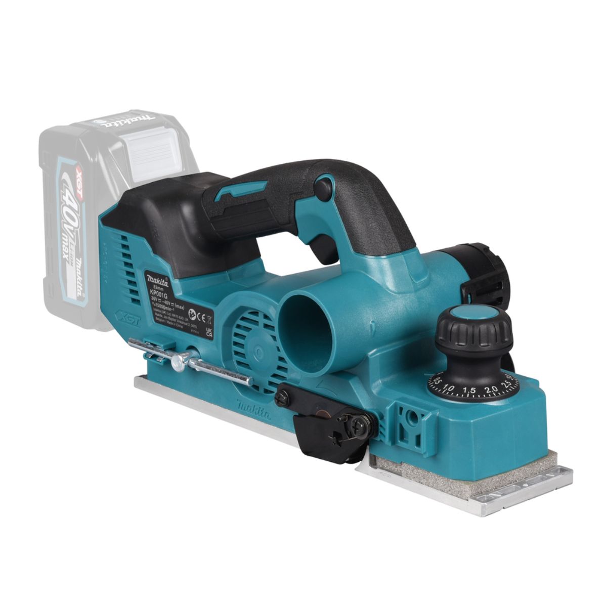 Makita Akku-Hobel 40V max. (ohne Akku, ohne Ladegerät) KP001GZ