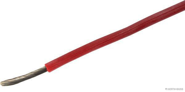 HERTH&BUSS Elektroleitung, Silikon 4,0 mm², rot, 5 m