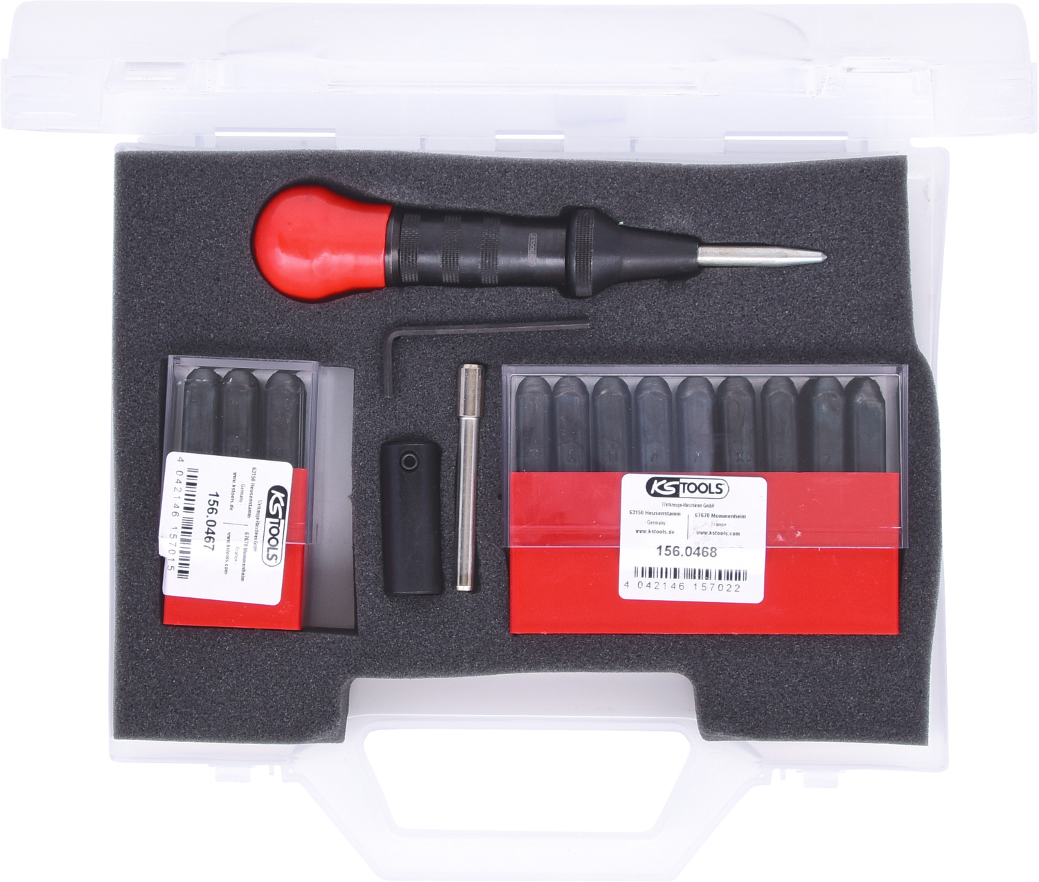 KS Tools Universal-Prägestempel-Satz, 40-tlg