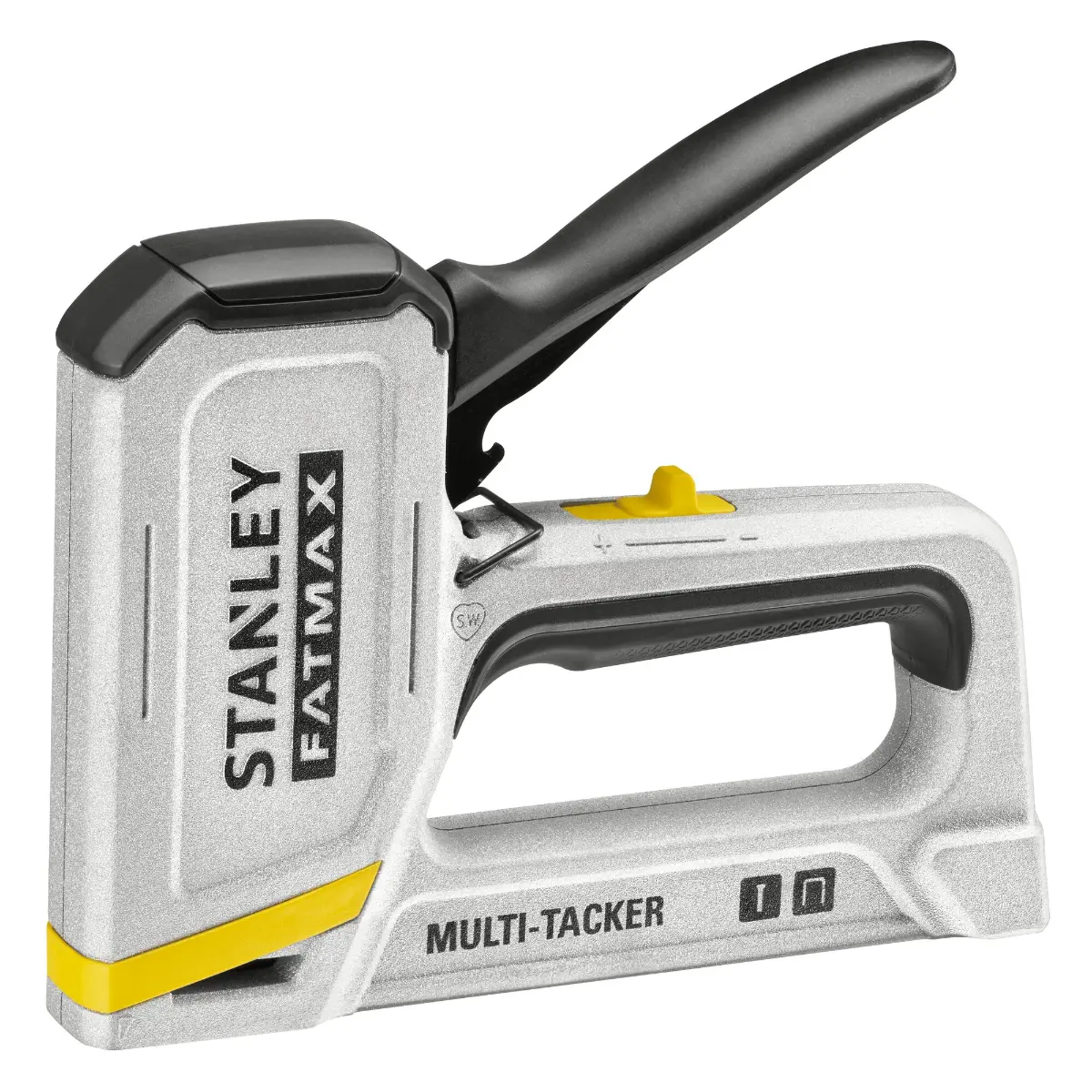 STANLEY FATMAX 2-in-1 Handtacker für Feindrahtklammern und Nägel, Aluminiumgehäuse