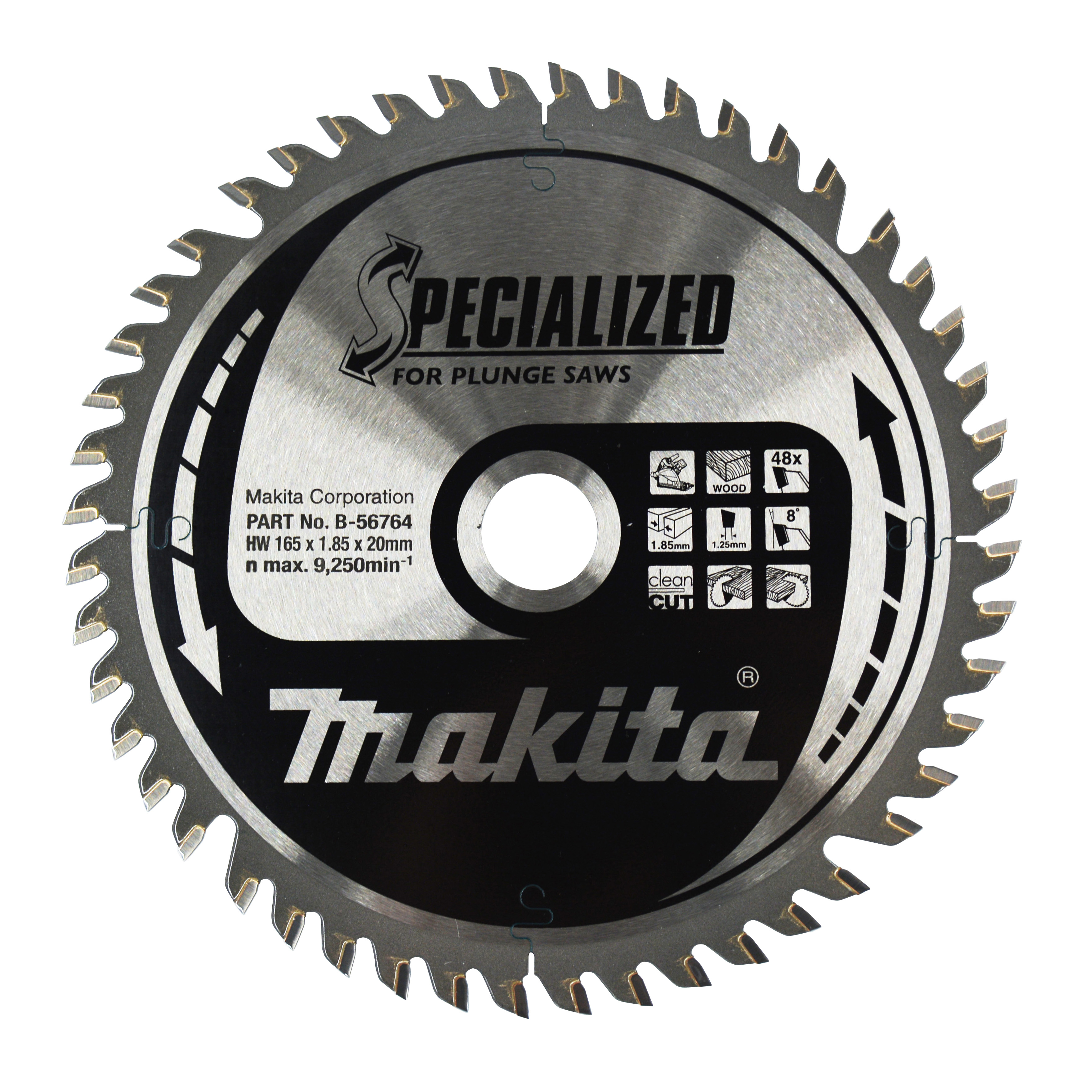 Makita SPECIALIZED Sägeb.165x20x48Z - B-56764