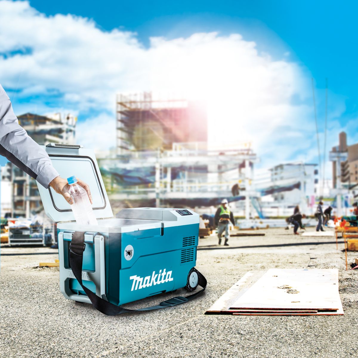 Makita Akku-Kompressor-Kühl- und Wärmebox LXT 18V - XGT 40V max. 20 Liter (ohne Akku, ohne Ladegerät) CW001GZ01