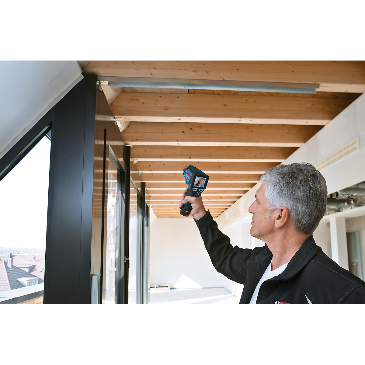 Bosch Thermodetektor GIS 1000 C in L-BOXX 136 mit 1 x Akku GBA 12V 2.0Ah