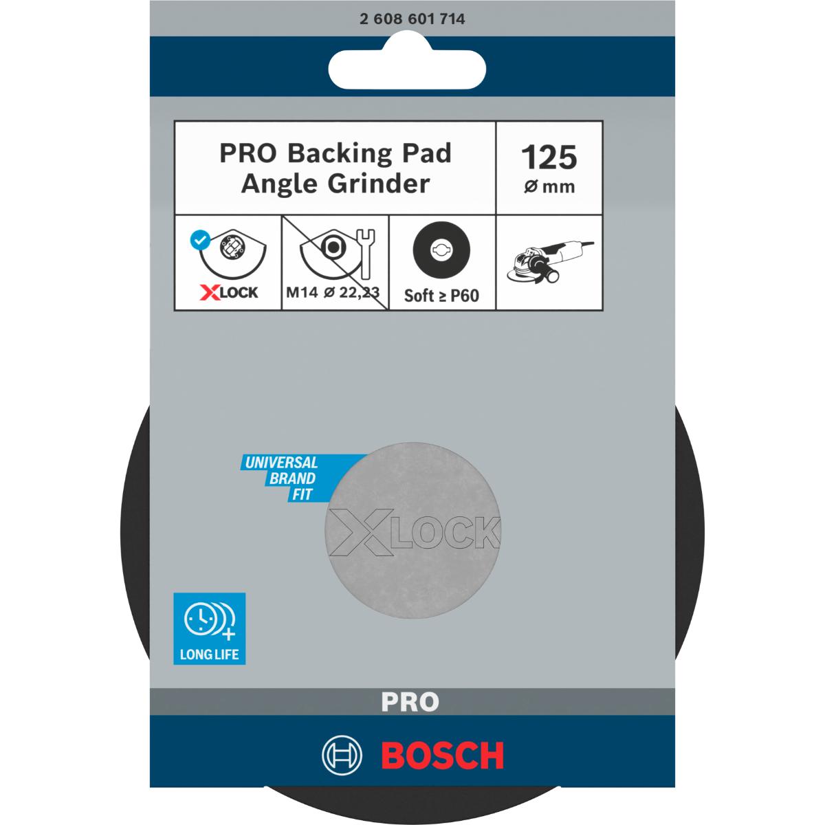 Bosch PRO X-LOCK Stützteller, weich, 115 mm