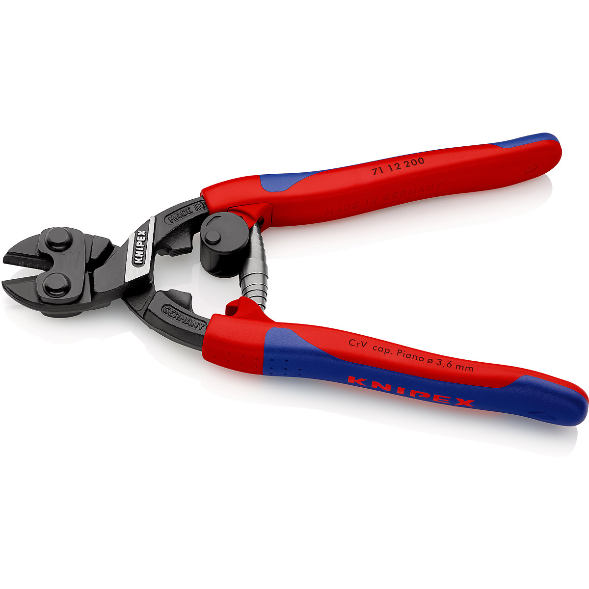 KNIPEX CoBolt Kompakt-Bolzenschneider mit Öffnungsfeder